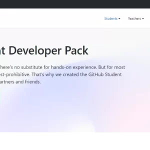 Github Pro with GitHub Student Developer Pack