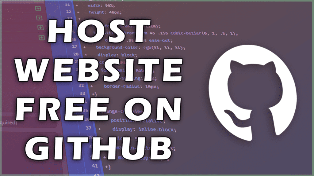 How to Host any Website for Free on GitHub